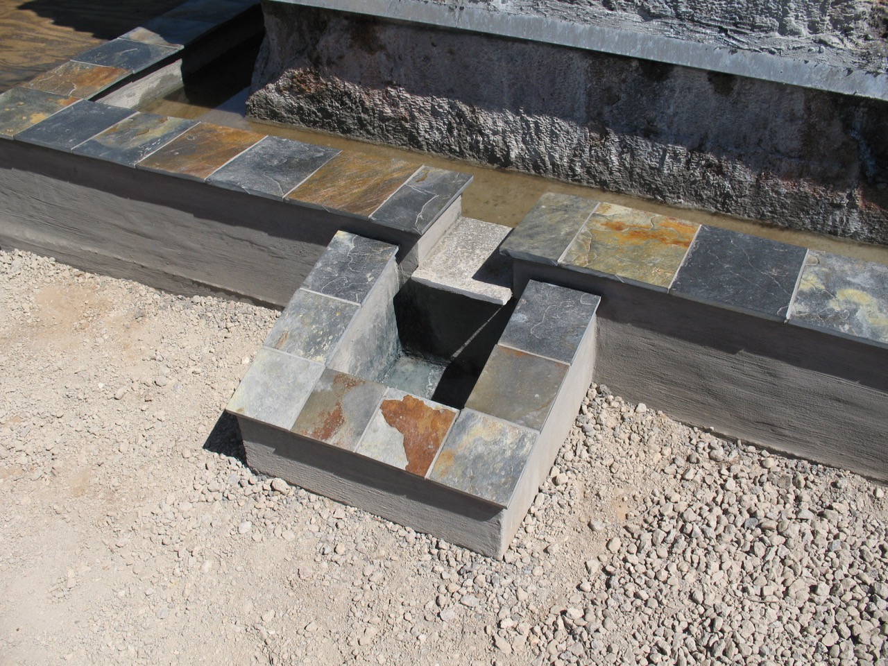 Mote drain detail