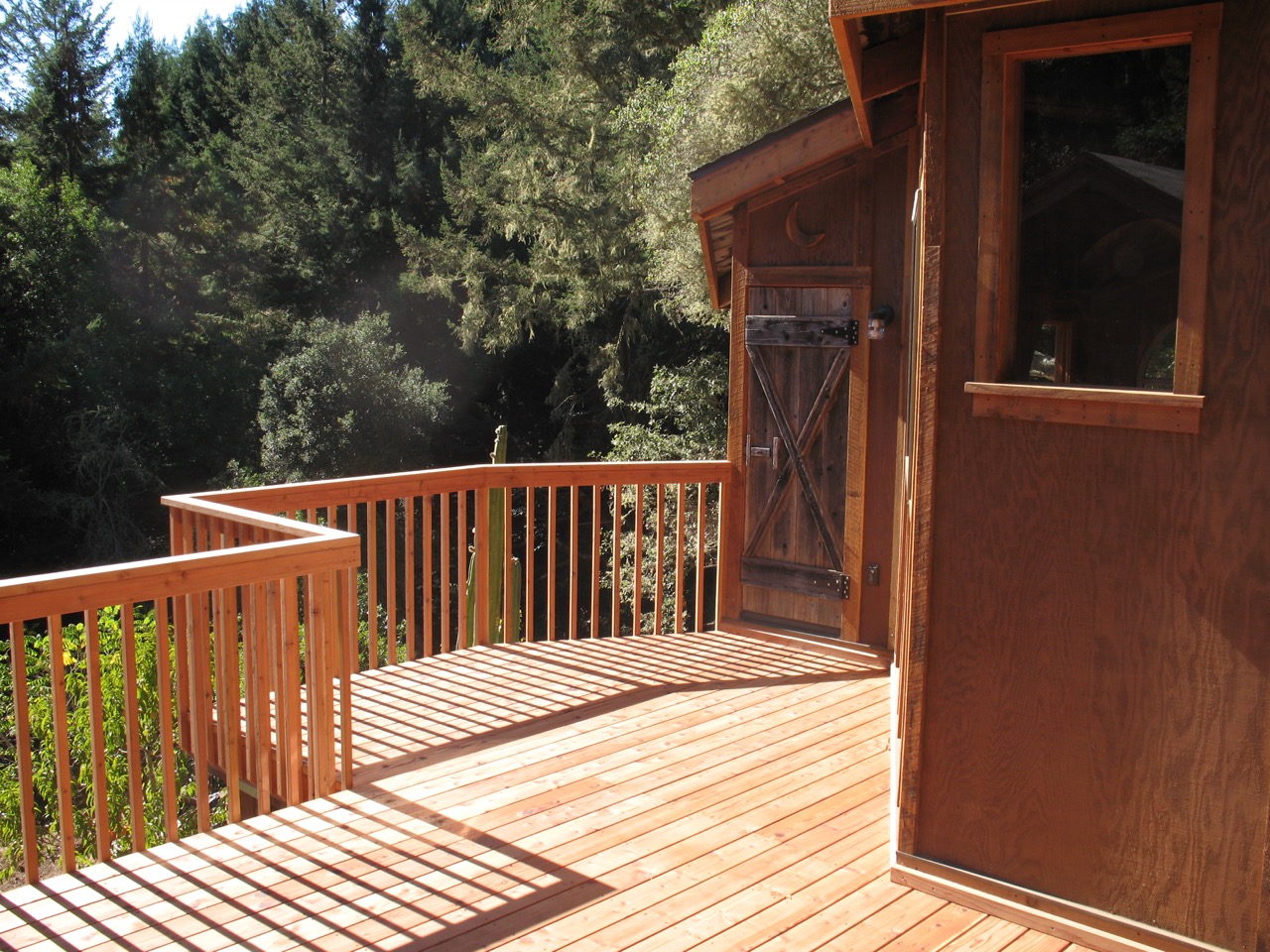 Deck and railing