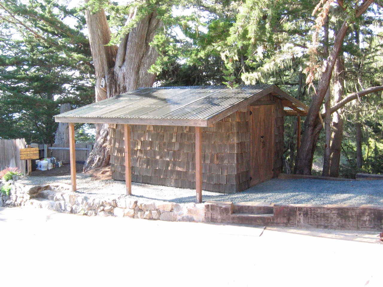 Paint and materials shed