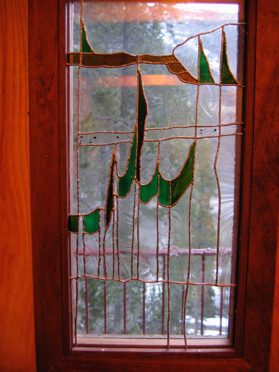 Nature - abstract door window
