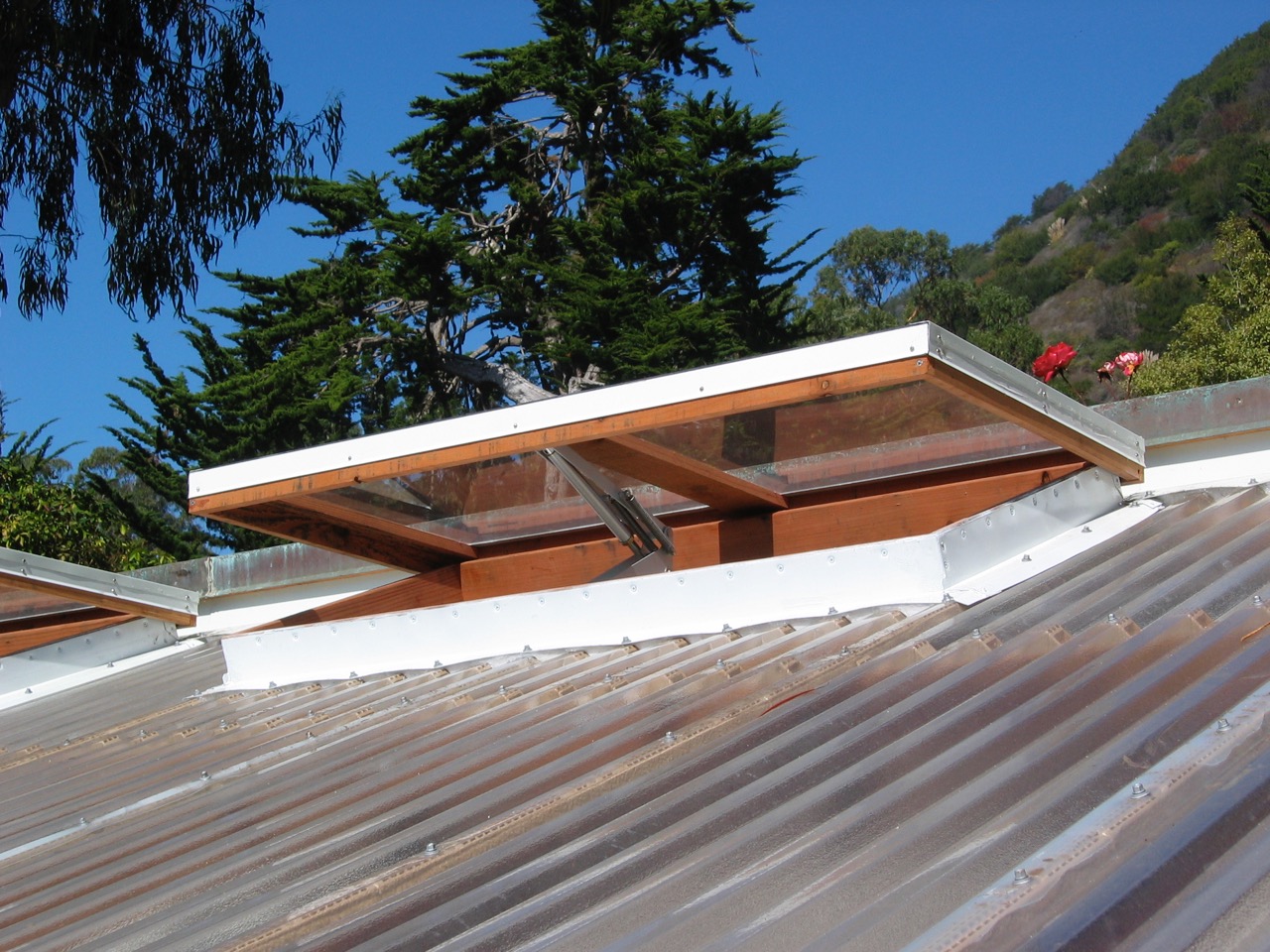 Hand built roof vent