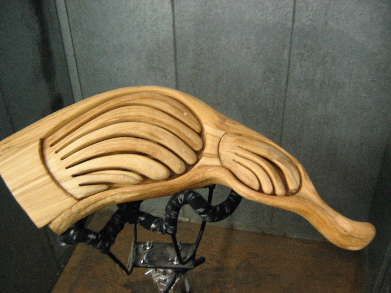 Hand carved drum 2
