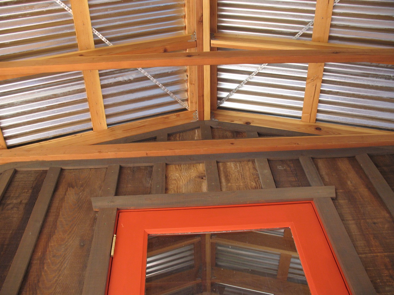 Breezeway interior roof detail