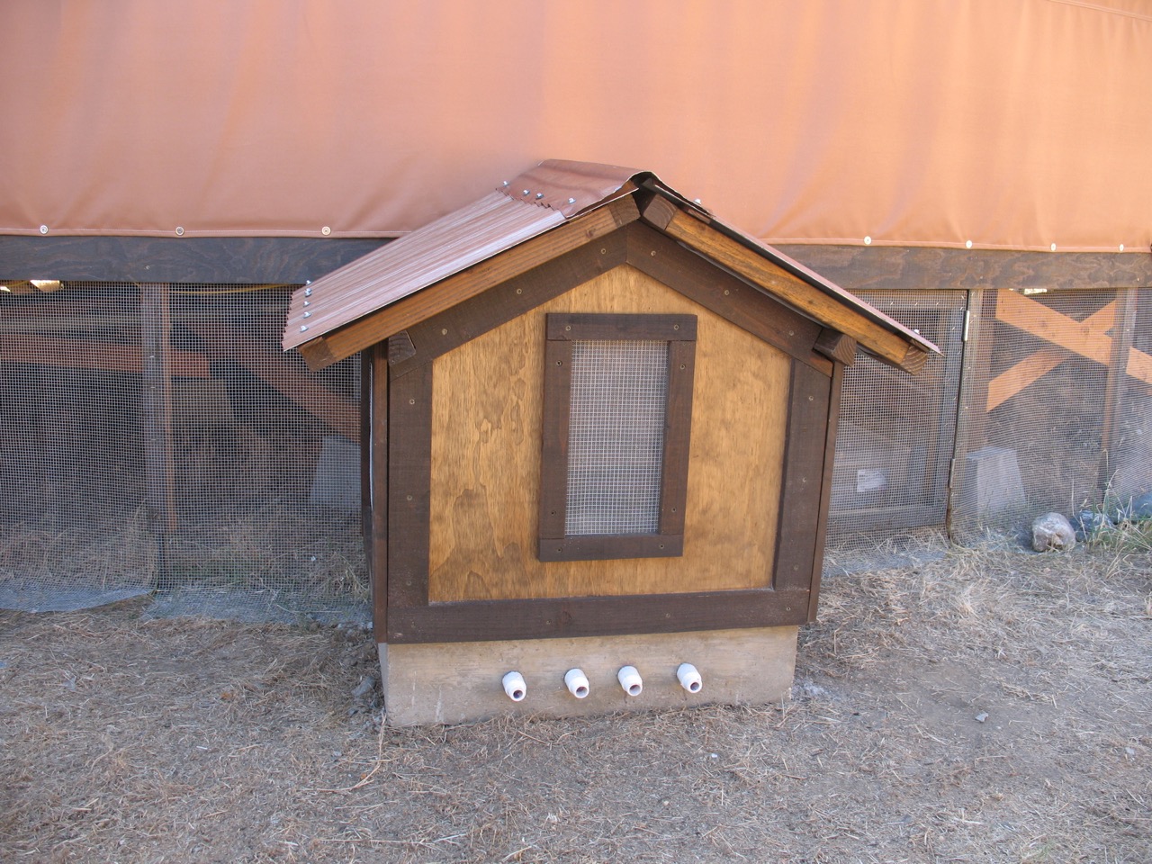 Greywater filter house