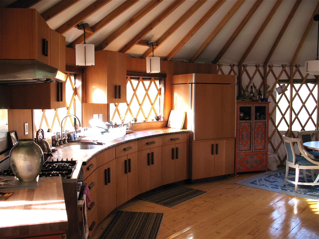 Yurt interior 2