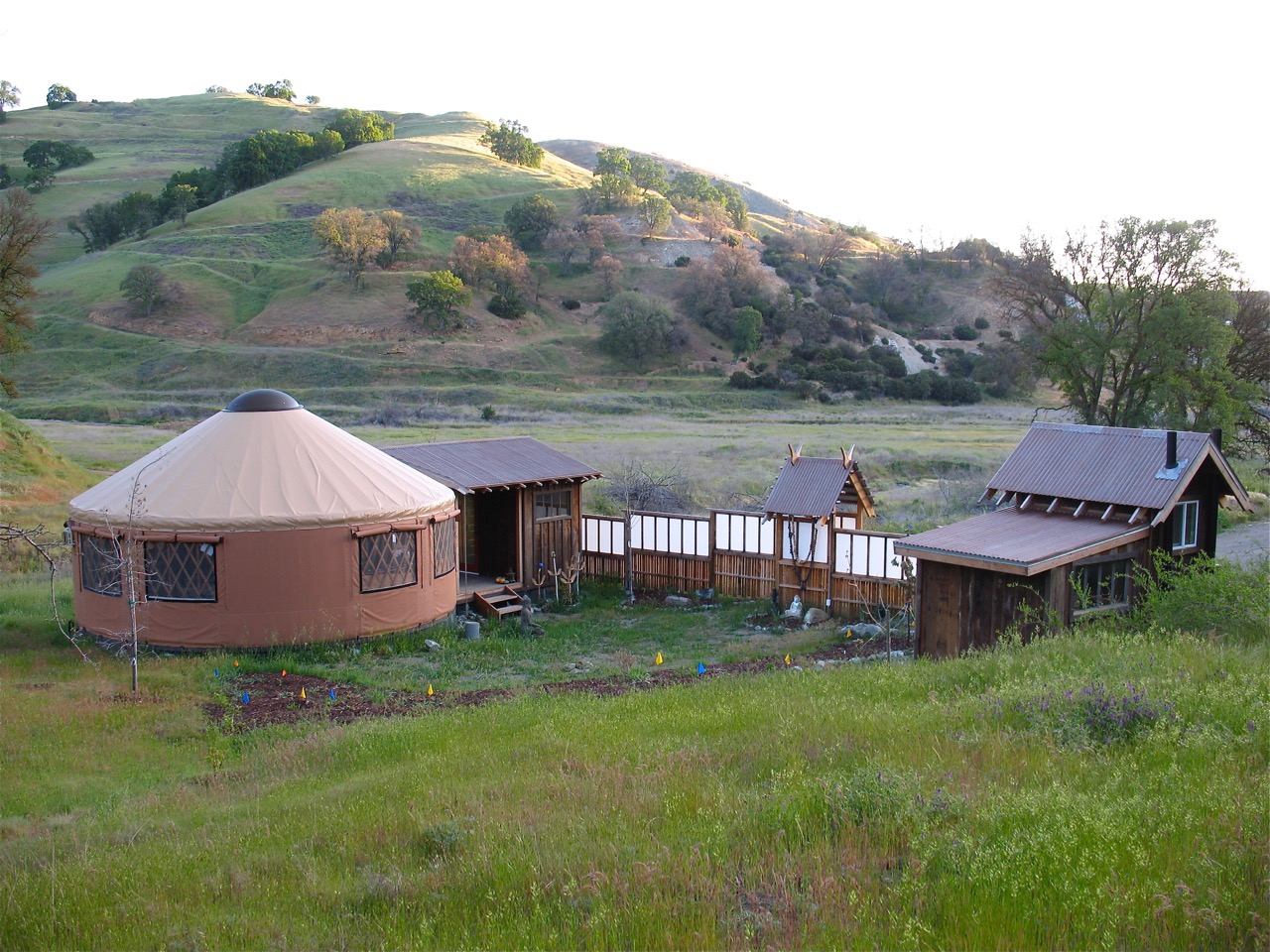 Rear compound view
