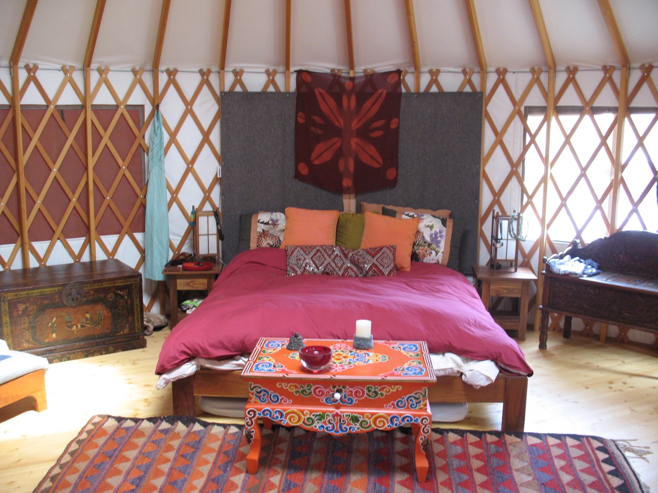 Yurt interior 3